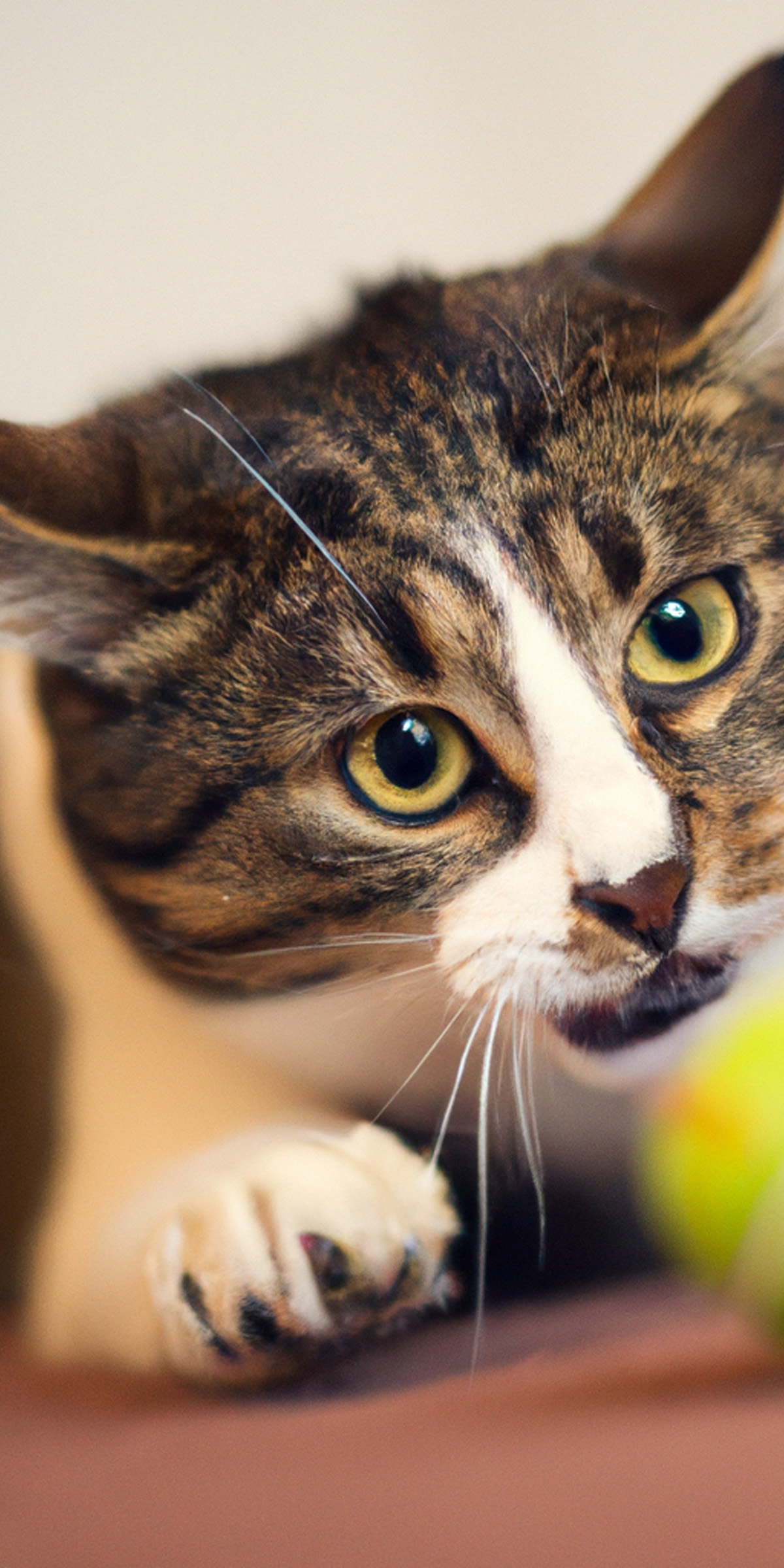 DALL·E 2022-11-21 17.42.54 - photo of cute cat playing with tenis ball. Soft light, 85mm lens-topaz-enhance b